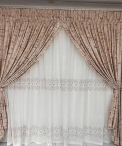 Readymade Curtain and Lace W 600cm x H 240cm.