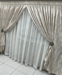 Readymade Curtain Brown (Width 400cm x Hight 240cm )