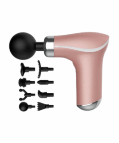 Rechargeable Compact 8 Interchangeable Heads Massage Gun