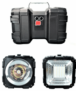 Rechargeable Double Head 2-Way illumination Searchlight 3+4 Light Modes