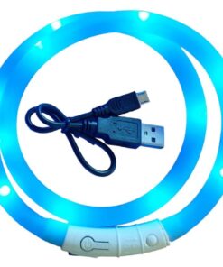 Rechargeable Glowing Pet Collar - Blue