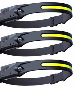 Rechargeable Head Lamp, Multi uses 3 Pack