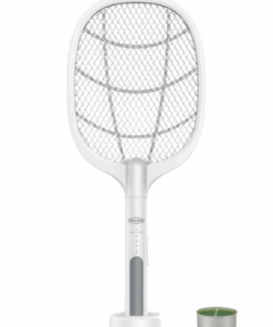 Rechargeable Mosquito Swatter with Stand & Citronella Tea Light -DL131