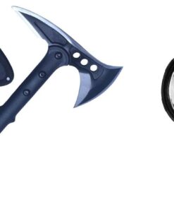 Rechargeable Spotlight And Tactical Axe Survival Tomahawk Hatchet