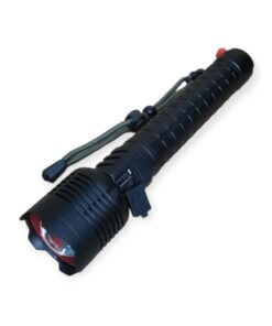 Rechargeable Telescopic Flashlight With Hammer And USB Port 30W