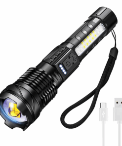 Rechargeable Torch - 20000 Lumen High Power Gift for Men