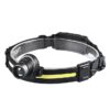 Rechargeable Zoom LED Headlamp Hand Motion Sensor Outdoor Headlamp