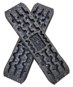Recovery Traction Sand/Mud Tracks with Jack Base (Set Of 2) - Black