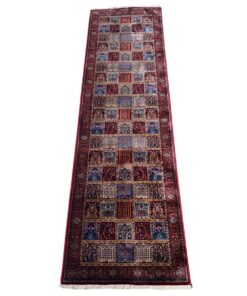 Red Beige Bakhtiyari Passage Runner Rug - 300 x 80 cm