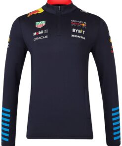 Red Bull Racing F1 2024 Team 1/4 Zip Mid Layer - Navy - L