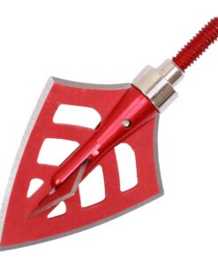 Red Devil Exsanguinator 4-Bladed Broadhead Arrow Heads For Hunting x 18