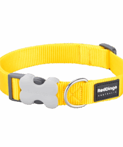 Red Dingo Classic Collar M - Red M - Yellow