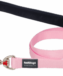 Red Dingo Classic Fixed Lead - Red M - Pink - M