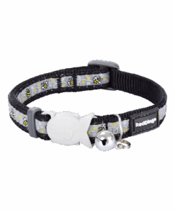 Red Dingo Design Cat Collar - Bumble Bee Black
