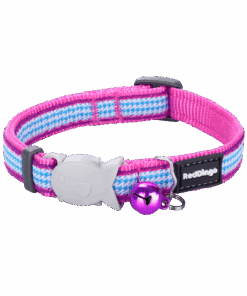 Red Dingo Design Cat Collar - Fang It - Hot Pink