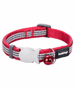 Red Dingo Design Cat Collar - Fang It - Red