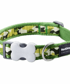 Red Dingo Design Collar - Camouflage Green - Green XS - XS