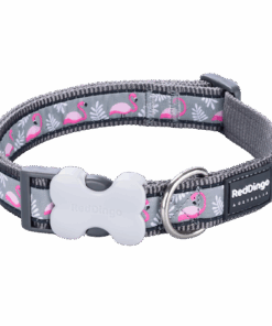 Red Dingo Design Collar - Flamingo Grey - Grey XS - L