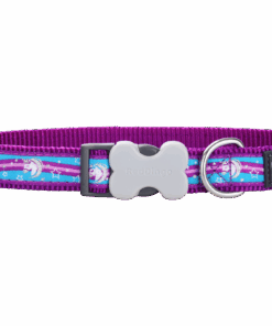Red Dingo Design Collar - Unicorn Purple - S