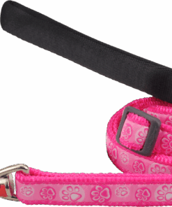 Red Dingo Design Lead - Paw Impressions Hot Pink - Hot Pink L - L