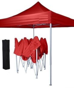 Red Gazebo (3m x 3m)