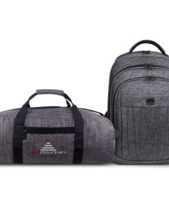 Red Mountain 01012 Laptop Bag & Cargo 30 Duffel Bag Combo - Granite Grey