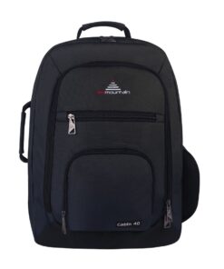 Red Mountain Cabin 40L - Travel Backpack + Laptop Compartment - Gunmetal