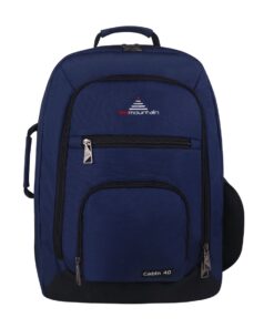 Red Mountain Cabin 40L - Travel Backpack + Laptop Compartment - Navy