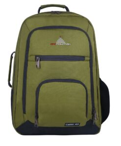 Red Mountain Cabin 40L - Travel Backpack + Laptop Compartment - Olive