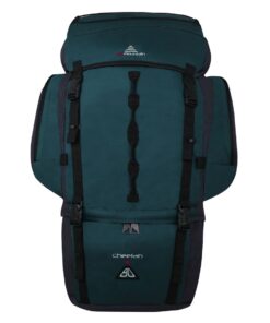 Red Mountain Cheetah 80 Hiking Bag - Bottle Green & Gunmetal