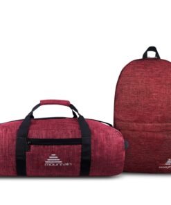 Red Mountain Edge20 - Dual Backpack & Cargo 30 - Travel/Duffel Bag Combo - Ruby Red
