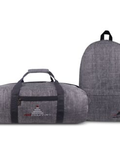 Red Mountain Edge20 - Dual Backpack & Cargo 30 - Travel/Duffel Bag Combo - Stone Grey