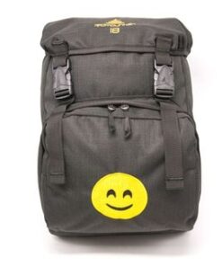 Red Mountain Graffiti 18 Smiley Emoji Bag/Backpack - Black