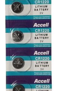 RedDevil Button/Coin Battery - CR1220 - 3V lithium - 5-pack carded