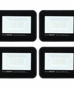 Redisson 4 Pack 10W LED Flood Light Outdoor IP66 Waterproof Exterior Lights