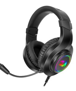 Redragon Over-Ear Hylas Aux (Mic And Headset)|Usb (Power Only)__ Rgb Gaming Headset - Black