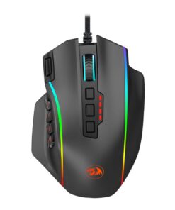 Redragon PERDICTION 4 12400DPI RGB MMO Ergo Gaming Mouse - Black