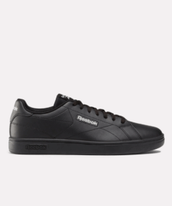 Reebok Court Clean Sneakers - Black/Black/Pure Grey 3 - UK 12
