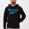 Reebok Men's Identity Big Logo Fleece Hoodie - Black - 2XL