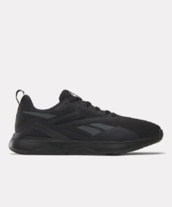 Reebok Men's Nanoflex Training Shoes - FTWWHT/CBLACK/ORGFLA - UK 4