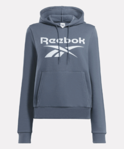Reebok Women's Identity Big Logo Hoodie - Blue - S
