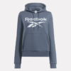 Reebok Women's Identity Big Logo Hoodie - Blue - XL