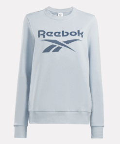Reebok Women's Identity Big Logo Sweatshirt - Blue - M