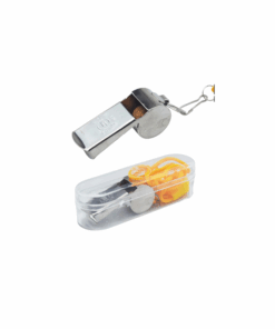 Referee Stainless Steel Metal Whistle With Rope - 1-Piece