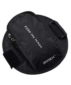 Reflective Sweatproof Running Armband, Workout Phone Holder - Black