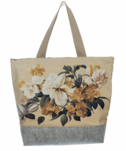 RegtigBlessed - Cooler Shopper Bag - Golden Yellow Florals