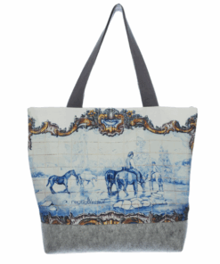 RegtigBlessed - Cooler Shopper Bag - Portuguese Tile Mural