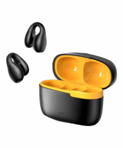 REMAX - CozyBuds W11 - HiFi Wireless Earhook Earbuds - Black & Yellow