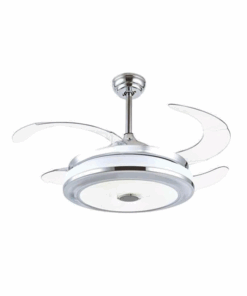 Remote Control Auto Folding Invisible Ceiling Fan with Speaker