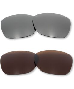 Replacement Lenses for Oakley Holbrook OO9102 Bundle - Amber & Silver Mirror